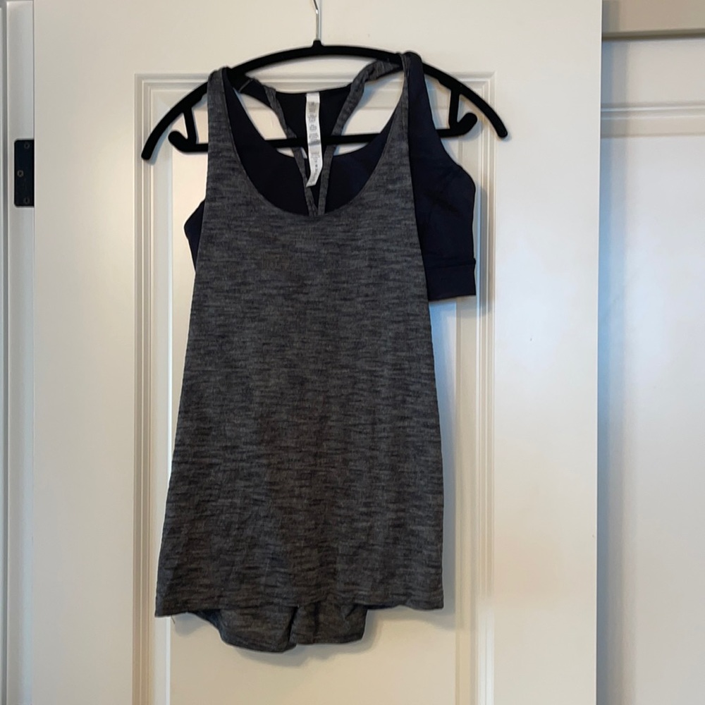 Lululemon Twist Toil Tank Built in Bra